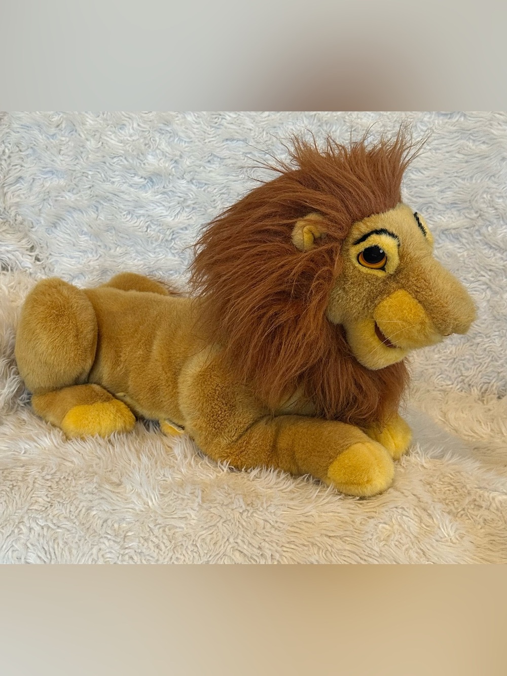 Vintage Disney Lion King Simba 22” Plush Puppet Stuffed Animal